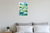 Cute Lambs Grazing Dreamy Pasture Watercolor 12x18 US Made Poster