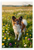 Papillon Dog in Sunny Wildflower Field Nature Wildlife 12x18 US Made Poster