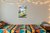 Bichon Frise Frolicking in Whimsical Park Fantasy 12x18 US Made Poster