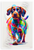 German Wirehaired Pointer Vibrant Abstract Art 12x18 US Made Poster