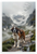 Saint Bernard Dog Alpine Mountain Pass Rescue 12x18 US Made Poster