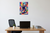 Cairn Terrier Curious Abstract Bold Colors 12x18 US Made Poster