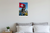 Swiss Mountain Dog with Flag Matterhorn Alpine Flowers Patriotic 12x18 US Made Poster