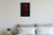 Irish Setter Abstract Portrait Flowing Red Lines Modern Art 12x18 US Made Poster
