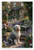 Old English Sheepdog in Victorian English Garden 12x18 US Made Poster