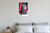 American Shorthair Cat American Flag Patriotic 12x18 US Made Poster