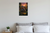 Stegosaurus in Jurassic Forest with Volcanoes Sunset 12x18 US Made Poster