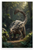 Ankylosaurus Armored Dinosaur Defensive Stance Jungle Forest 12x18 US Made Poster