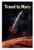 Travel to Mars Starship Space Exploration 12x18 US Made Poster