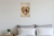 Dog Mom Cavalier King Charles Spaniel Bone Heart Vintage 12x18 US Made Poster