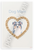 Australian Shepherd Dog Mom Bone Heart Frame Minimalist 12x18 US Made Poster