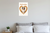 My Fur Baby Australian Shepherd Dog Bone Heart Watercolor 12x18 US Made Poster