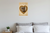 My Fur Baby Miniature Schnauzer Dog Bone Heart Vintage 12x18 US Made Poster