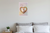 Dog Mom Pomeranian in Dog Bone Heart Frame Pastel 12x18 US Made Poster