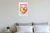 Dog Mom Pomeranian in Dog Bone Heart Playful 12x18 US Made Poster