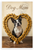 Dog Mom Boston Terrier Dog Bone Heart Vintage 12x18 US Made Poster