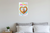 Dog Mom Chihuahua in Dog Bone Heart Whimsical 12x18 US Made Poster