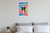 My Fur Baby Border Collie Dog Bone Heart Frame Playful 12x18 US Made Poster