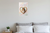 Dog Mom Shetland Sheepdog in Dog Bone Heart Pastel 12x18 US Made Poster