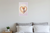 Dog Mom Brittany Dog in Bone Treat Heart Frame Pastel 12x18 US Made Poster