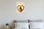 My Fur Baby Basset Hound Dog Bone Heart Vintage 12x18 US Made Poster
