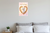 My Fur Baby Maltese Dog Dog Bone Heart Watercolor 12x18 US Made Poster