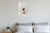 My Fur Baby Pug Dog Bone Heart Frame Cute Pets 12x18 US Made Poster