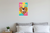 Dog Mom Pug in Bone Treat Heart Playful 12x18 US Made Poster
