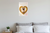 My Fur Baby Pug Dog Bone Heart Frame Cute Pet 12x18 US Made Poster