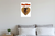 Dog Mom Mastiff in Dog Bone Heart Graphic 12x18 US Made Poster