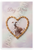 Dog Mom Whippet in Dog Bone Heart Frame Elegant Pastel 12x18 US Made Poster