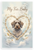 My Fur Baby Wirehaired Pointing Griffon Dog Bone Heart Art 12x18 US Made Poster