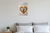 Dog Mom Weimaraner in Dog Bone Heart Frame Elegant 12x18 US Made Poster