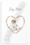 Dog Mom Jack Russell Terrier Bone Heart Watercolor 12x18 US Made Poster