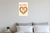 Dog Mom Cute Akita in Bone Treat Heart Whimsical 12x18 US Made Poster