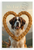 My Fur Baby Saint Bernard Dog Bone Heart Mountain Backdrop 12x18 US Made Poster