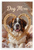 Dog Mom Saint Bernard in Bone Heart Frame Pet Lover 12x18 US Made Poster