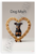 Dog Mom Miniature Pinscher in Dog Bone Heart Modern Minimalist 12x18 US Made Poster