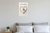 My Fur Baby Coton de Tulear Dog Bone Heart Frame 12x18 US Made Poster