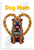 Dog Mom Chinese Shar-Pei Dog Bone Heart Playful 12x18 US Made Poster