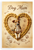 Dog Mom Rat Terrier Bone Treat Heart Vintage 12x18 US Made Poster