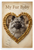 My Fur Baby Keeshond Dog Treat Heart Frame Vintage 12x18 US Made Poster