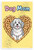 Dog Mom Old English Sheepdog Bone Treat Heart Cartoon 12x18 US Made Poster