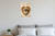 Dog Mom Pekingese in Dog Bone Heart Vintage 12x18 US Made Poster