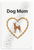 Dog Mom Basenji in Bone Heart Minimalist 12x18 US Made Poster