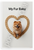 My Fur Baby Chow Chow Dog Bone Heart Frame 12x18 US Made Poster