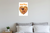 Dog Mom Leonberger in Bone Treat Heart Whimsical 12x18 US Made Poster