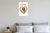 Dog Mom Leonberger in Bone Heart Watercolor 12x18 US Made Poster