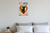 My Fur Baby Flat-Coated Retriever Dog Bone Heart Frame Whimsical 12x18 US Made Poster