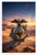 US Marine Corps Eagle Globe Anchor Desert Dawn Patriotic 12x18 US Made Poster